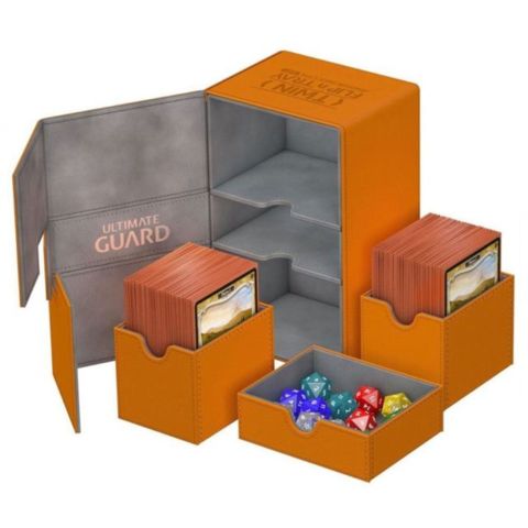 Ultimate Guard Twin FlipnTray 200+ - Orange